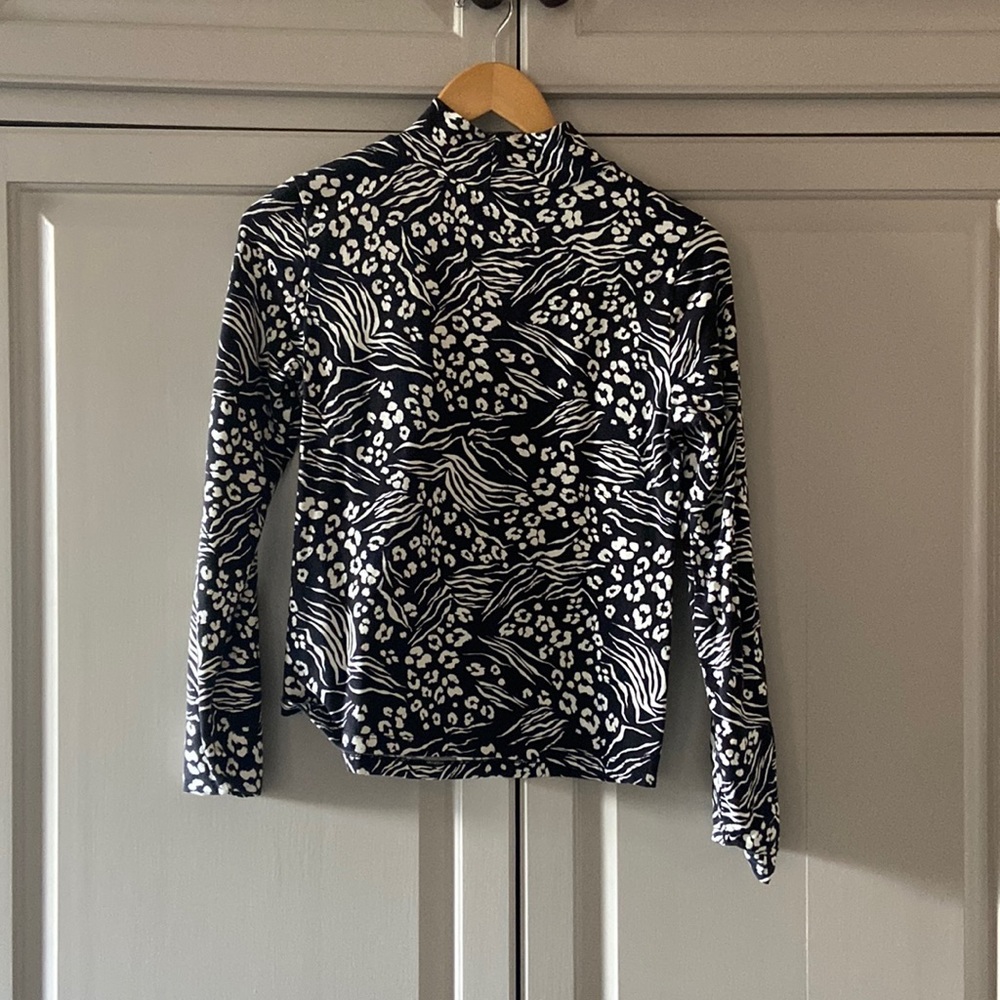 Anthropologie Winter Scene Turtleneck